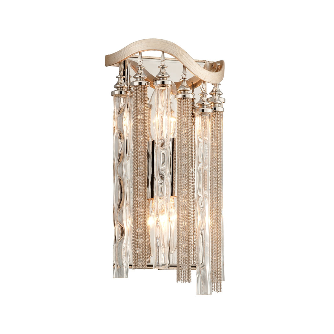 Corbett Lighting Canada - 176-13-WSL - Two Light Wall Sconce - Chimera - Warm Silver Leaf