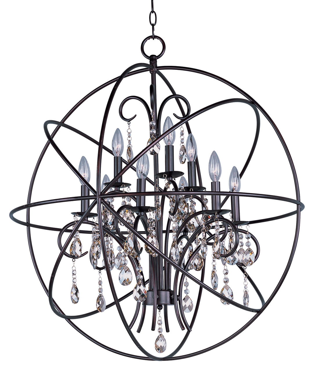 Orbit Nine Light Pendant in Oil Rubbed Bronze - available from The Lighting Shoppe, trusted by Canadian homeowners