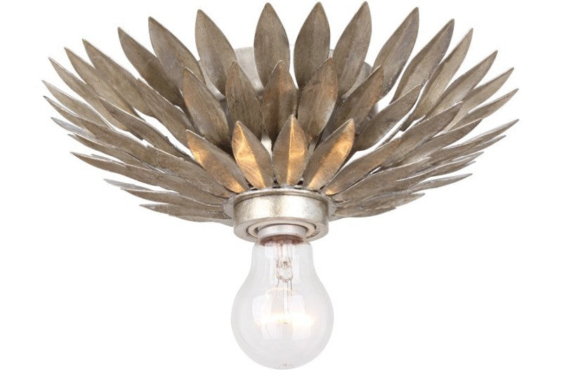 Broche One Light Wall Sconce in Antique Silver - available from The Lighting Shoppe, trusted by Canadian homeowners