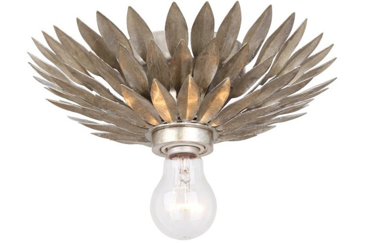 Broche One Light Wall Sconce in Antique Silver - available from The Lighting Shoppe, trusted by Canadian homeowners