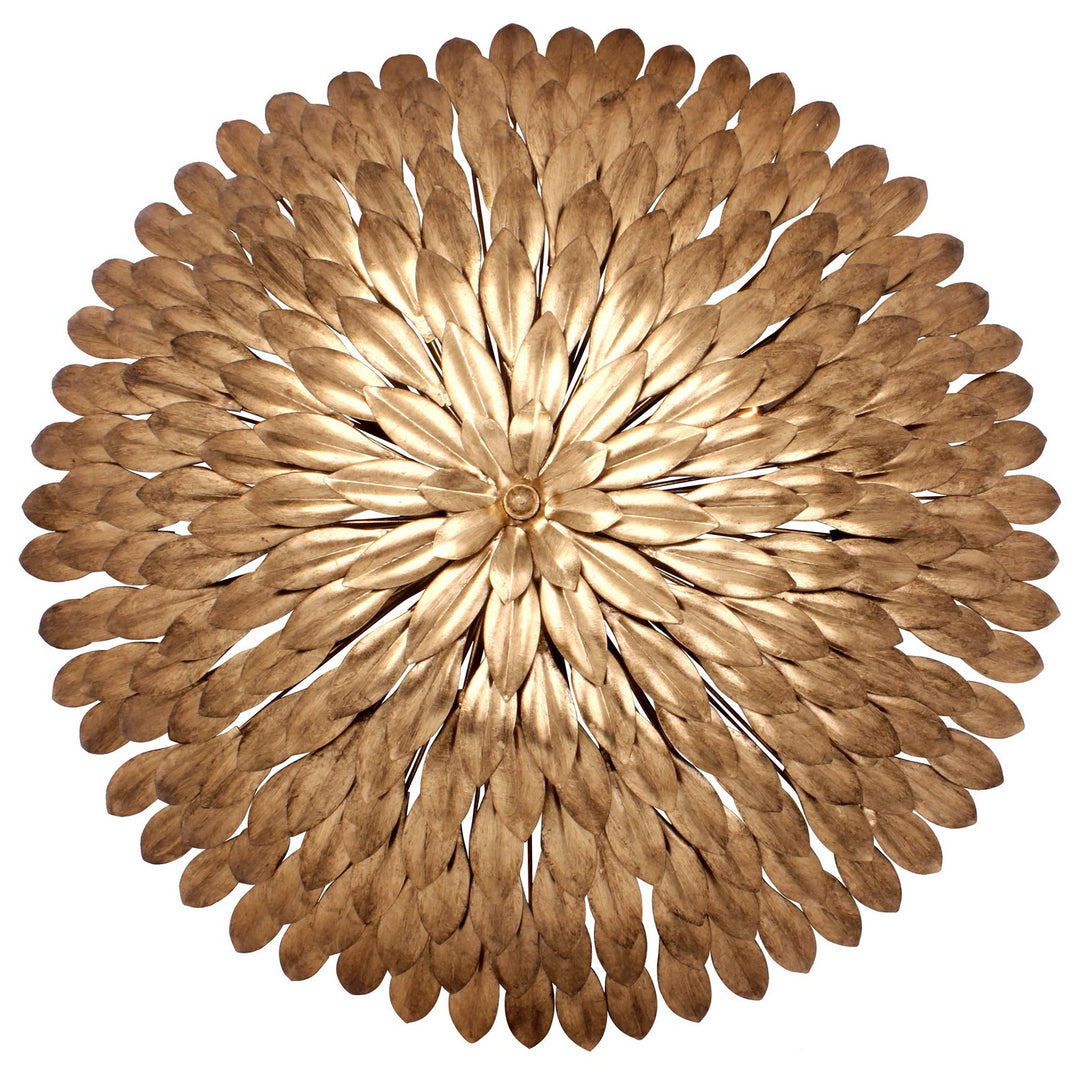 Crystorama - 519-GA - Eight Light Chandelier - Broche - Antique Gold