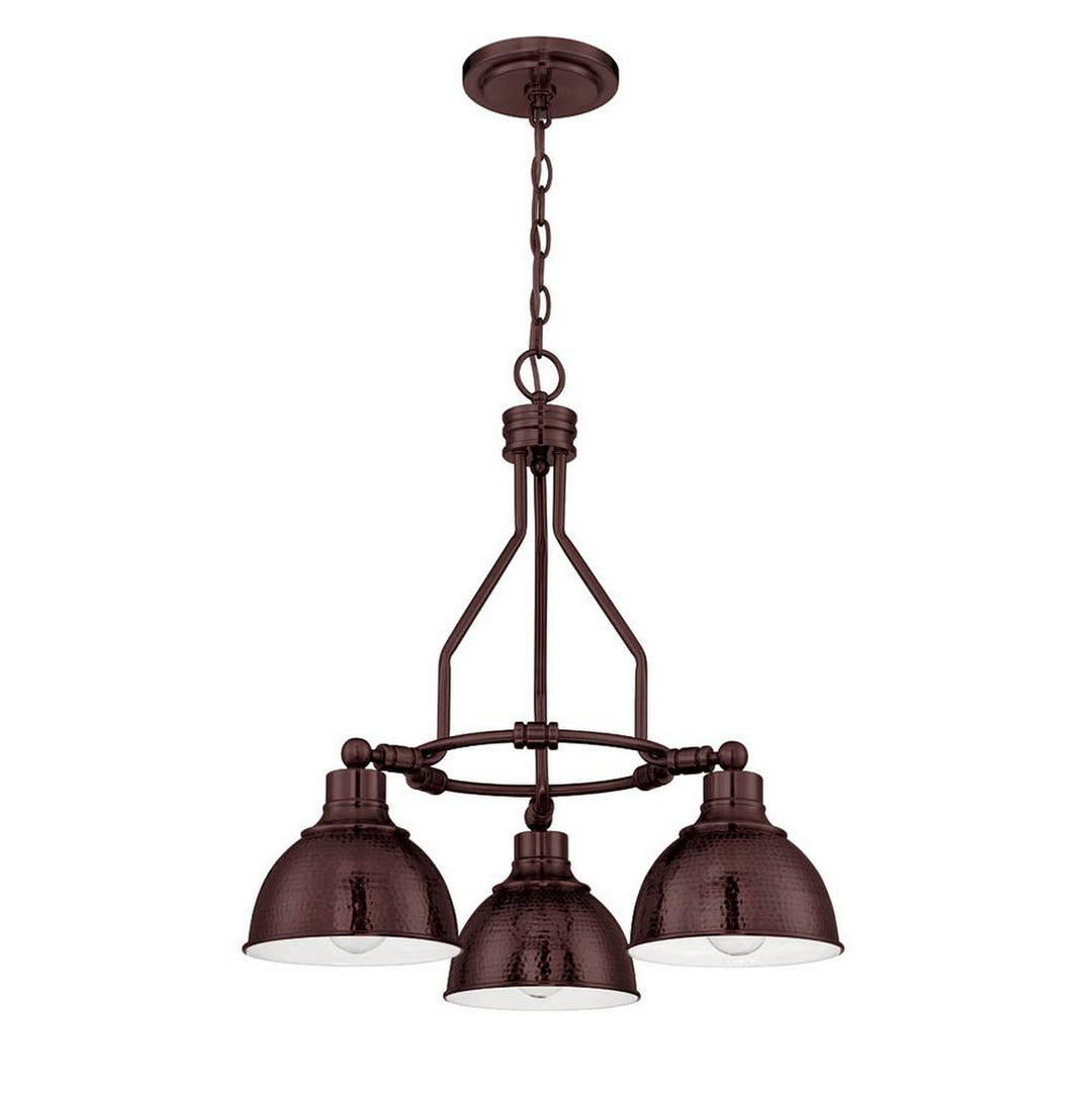 Timarron Three Light Chandelier in Aged Bronze Brushed - available from The Lighting Shoppe, trusted by Canadian homeowners