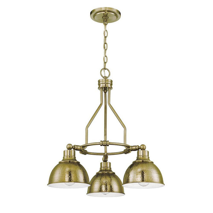 Timarron Three Light Chandelier in Legacy Brass - available from The Lighting Shoppe, trusted by Canadian homeowners