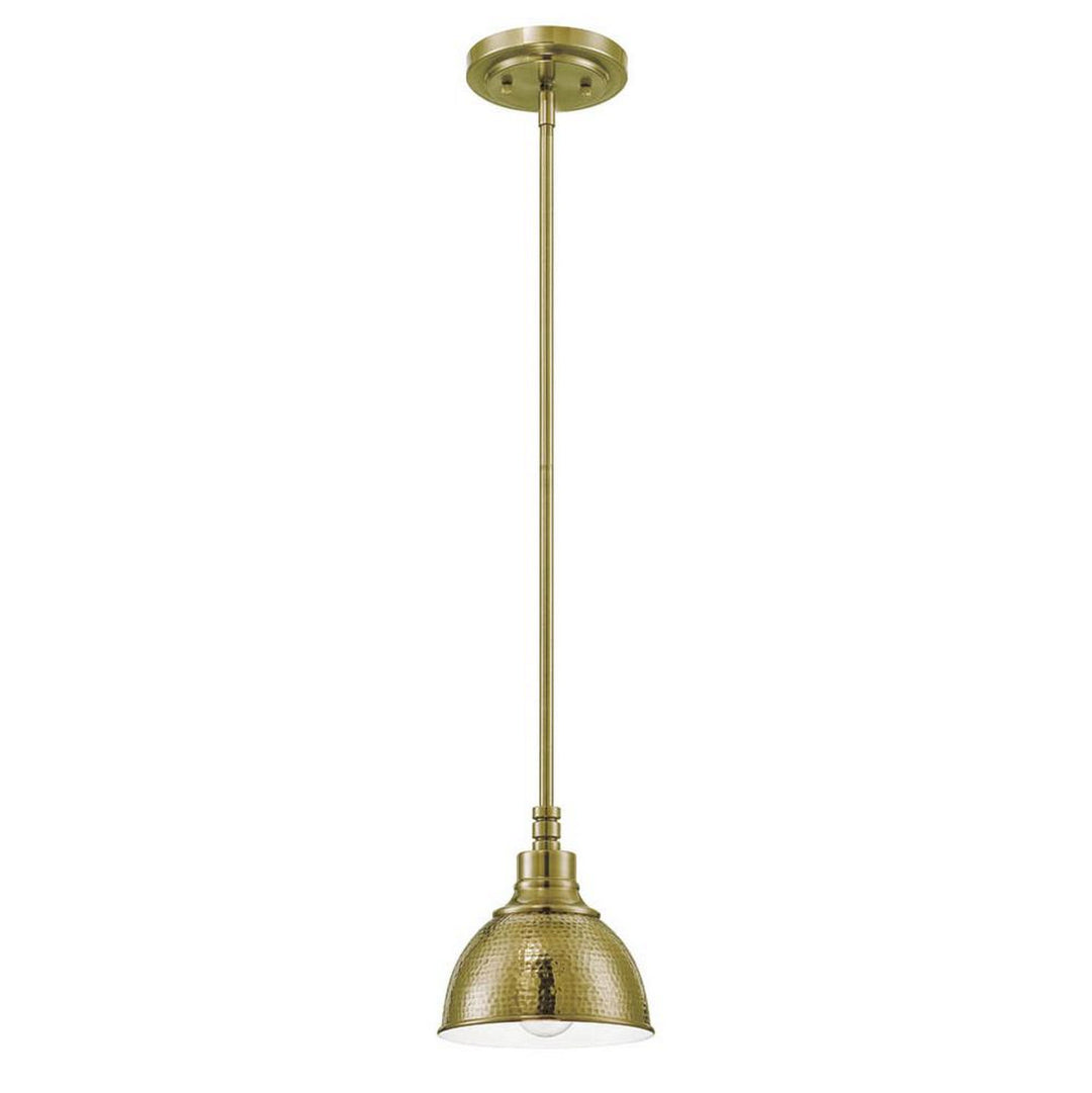 Timarron One Light Mini Pendant in Legacy Brass - available from The Lighting Shoppe, trusted by Canadian homeowners