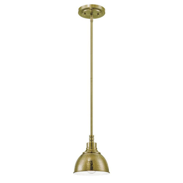 Timarron One Light Mini Pendant in Legacy Brass - available from The Lighting Shoppe, trusted by Canadian homeowners