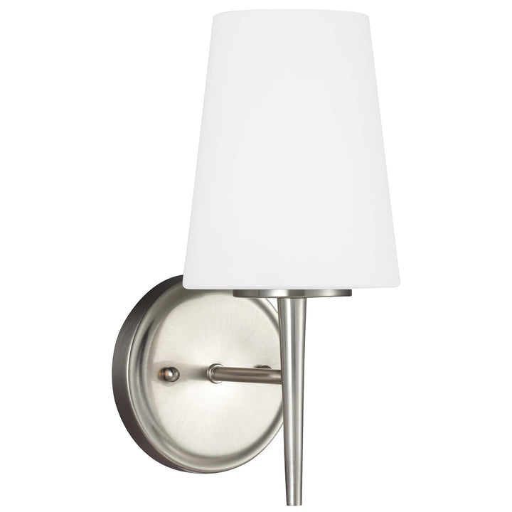 Generation Lighting Canada - 4140401-962 - One Light Wall / Bath Sconce - Driscoll - Brushed Nickel