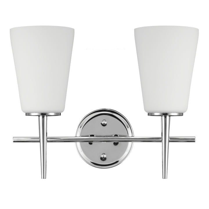 Generation Lighting Canada - 4440402-05 - Two Light Wall / Bath - Driscoll - Chrome