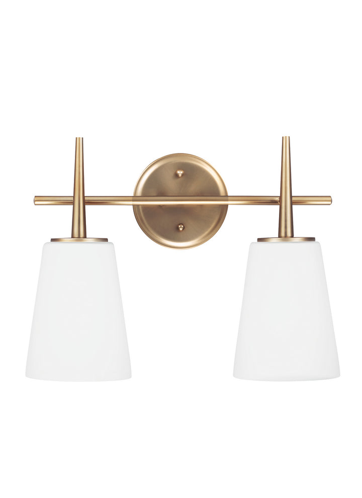 Generation Lighting Canada - 4440402-848 - Two Light Wall / Bath - Driscoll - Satin Brass