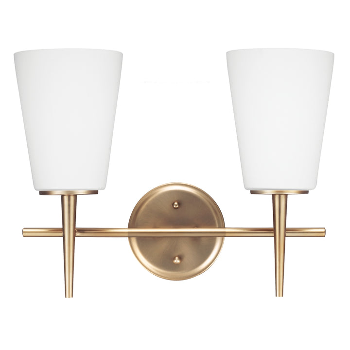 Generation Lighting Canada - 4440402-848 - Two Light Wall / Bath - Driscoll - Satin Brass