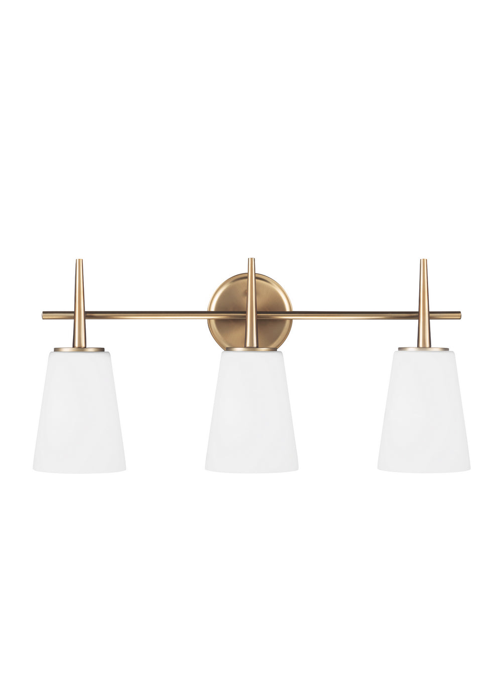 Generation Lighting Canada - 4440403-848 - Three Light Wall / Bath - Driscoll - Satin Brass