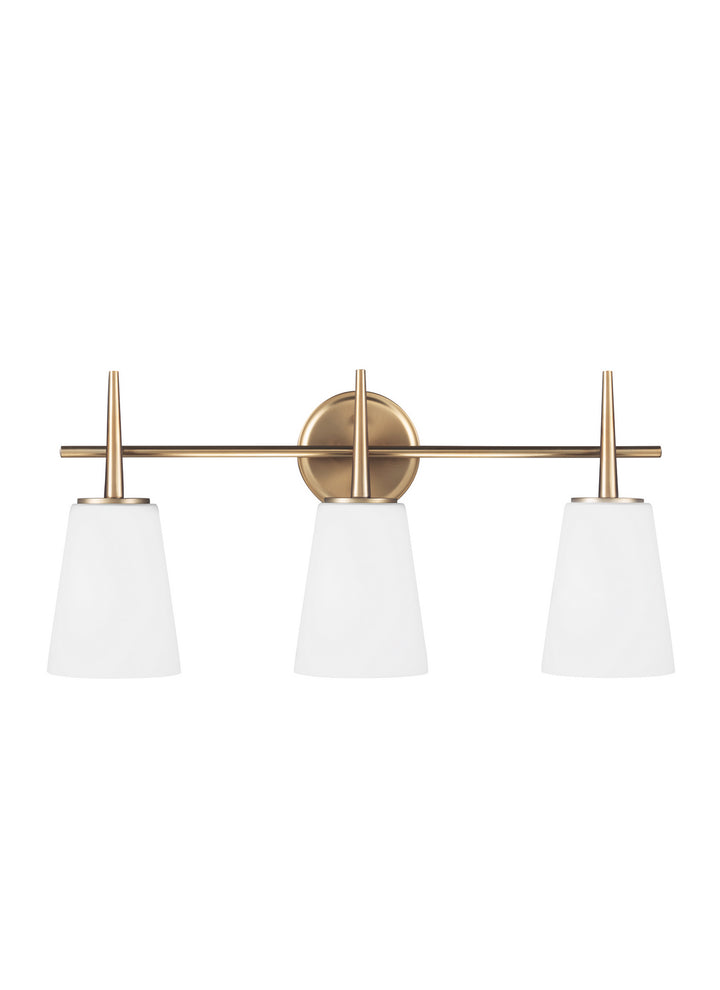 Generation Lighting Canada - 4440403-848 - Three Light Wall / Bath - Driscoll - Satin Brass