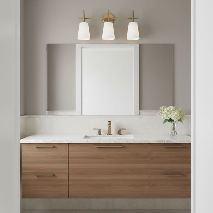 Generation Lighting Canada - 4440403-848 - Three Light Wall / Bath - Driscoll - Satin Brass