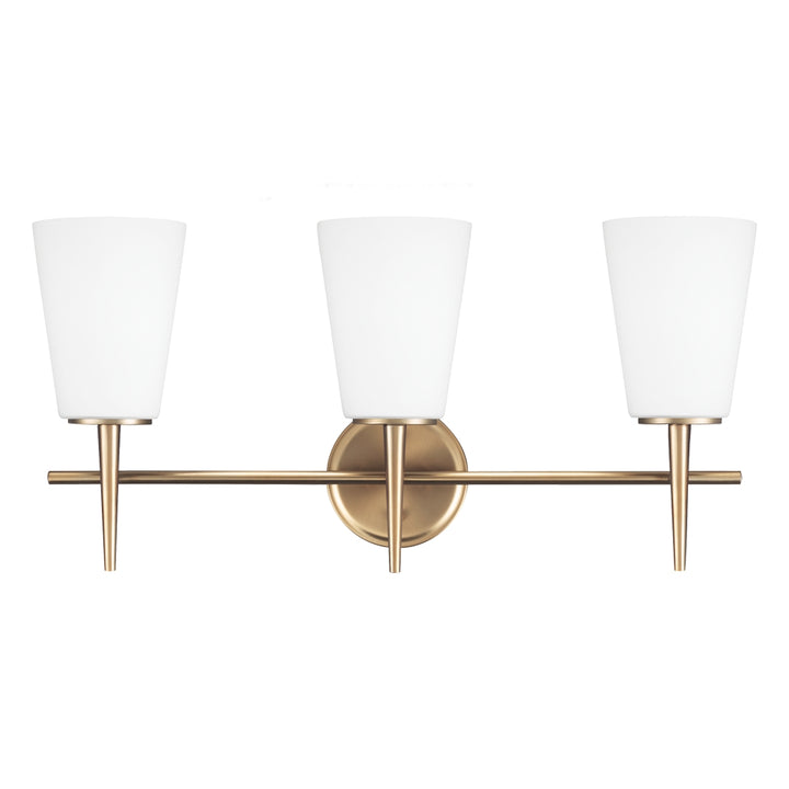 Generation Lighting Canada - 4440403-848 - Three Light Wall / Bath - Driscoll - Satin Brass