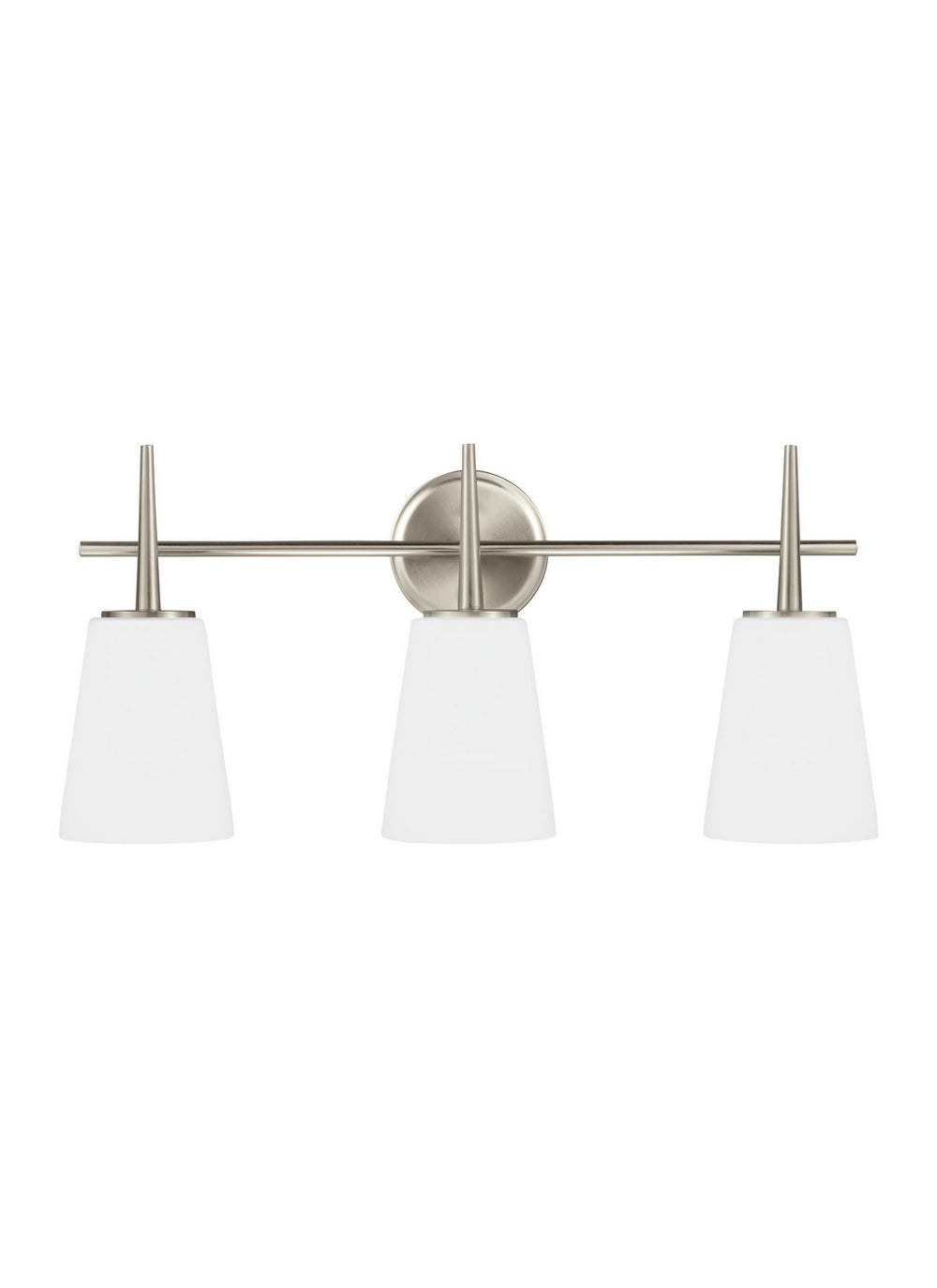 Generation Lighting Canada - 4440403-962 - Three Light Wall / Bath - Driscoll - Brushed Nickel