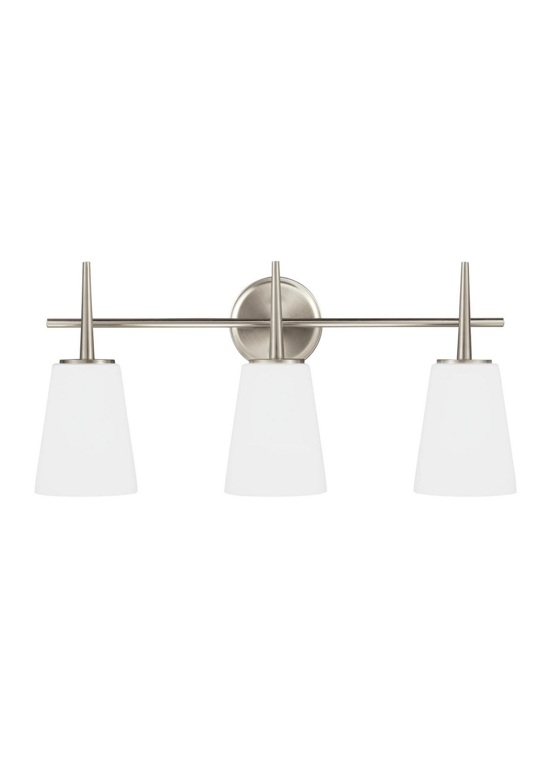 Generation Lighting Canada - 4440403-962 - Three Light Wall / Bath - Driscoll - Brushed Nickel