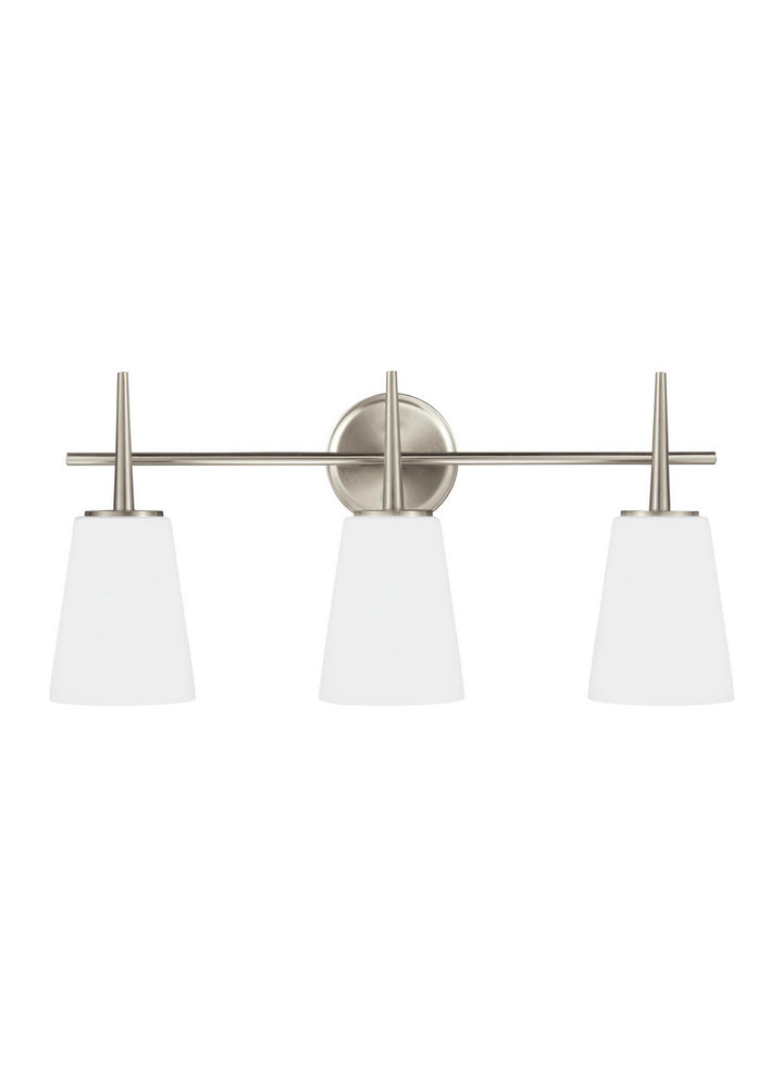 Generation Lighting Canada - 4440403-962 - Three Light Wall / Bath - Driscoll - Brushed Nickel