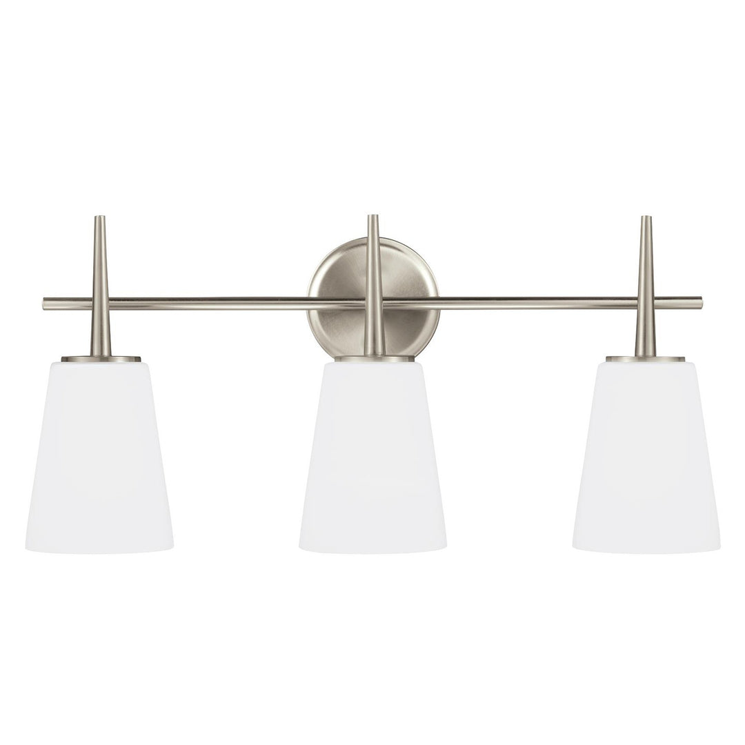 Generation Lighting Canada - 4440403-962 - Three Light Wall / Bath - Driscoll - Brushed Nickel