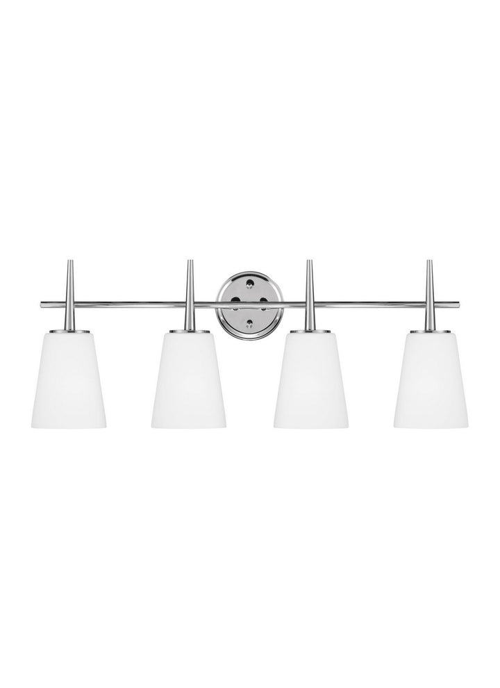 Generation Lighting Canada - 4440404-05 - Four Light Wall / Bath - Driscoll - Chrome