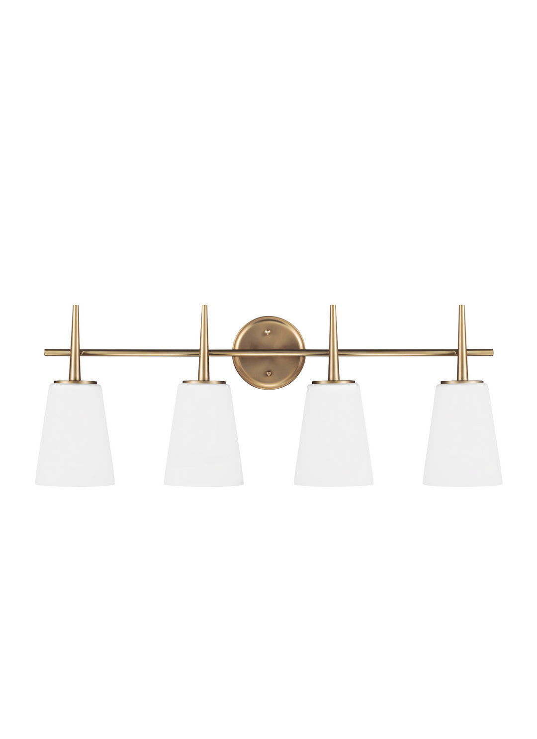 Generation Lighting Canada - 4440404-848 - Four Light Wall / Bath - Driscoll - Satin Brass