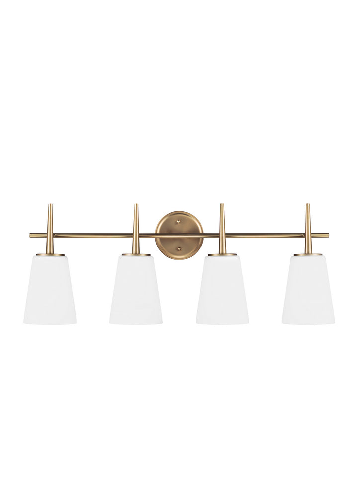 Generation Lighting Canada - 4440404-848 - Four Light Wall / Bath - Driscoll - Satin Brass