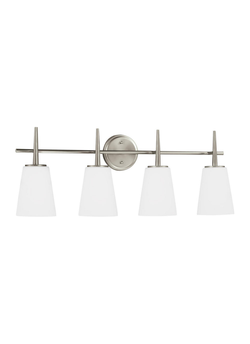 Generation Lighting Canada - 4440404-962 - Four Light Wall / Bath - Driscoll - Brushed Nickel