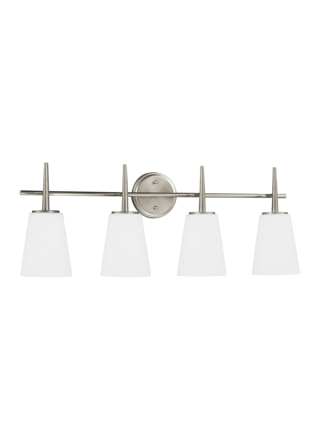 Generation Lighting Canada - 4440404-962 - Four Light Wall / Bath - Driscoll - Brushed Nickel