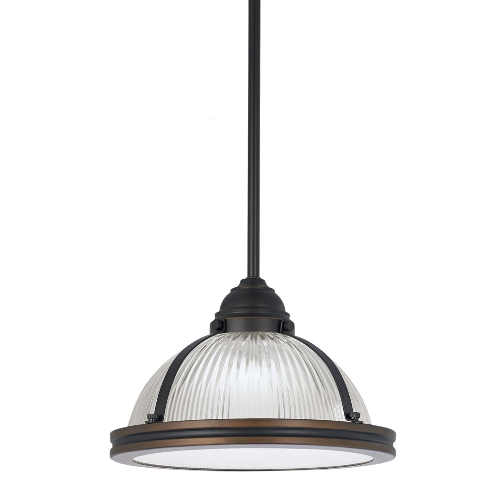 Generation Lighting Canada - 65060-715 - One Light Pendant - Pratt Street Prismatic - Autumn Bronze
