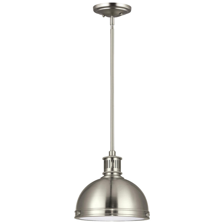 Generation Lighting Canada - 65085-962 - One Light Pendant - Pratt Street Metal - Brushed Nickel