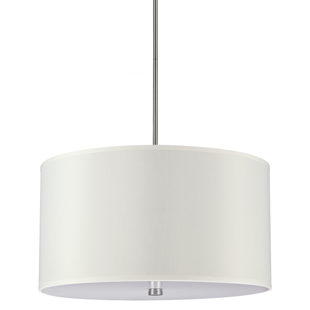 Dayna Shade Pendants Four Light Pendant in Brushed Nickel - available from The Lighting Shoppe, trusted by Canadian homeowners