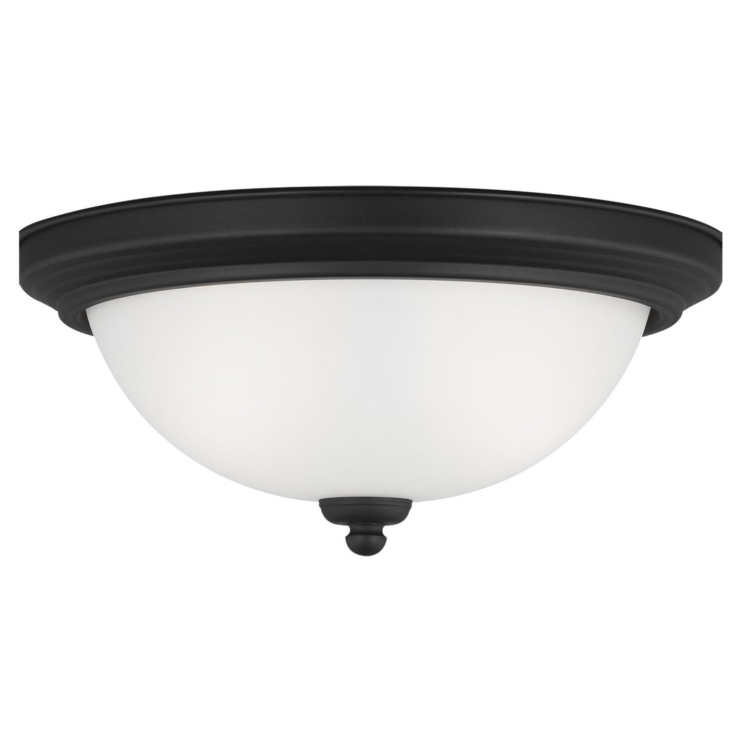 Generation Lighting Canada - 77064-112 - Two Light Flush Mount - Geary - Midnight Black