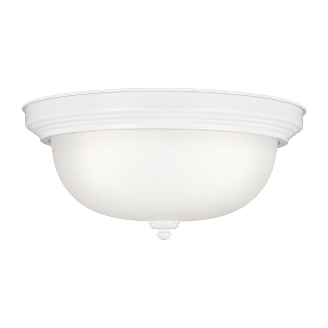 Generation Lighting Canada - 77065-15 - Three Light Flush Mount - Geary - White