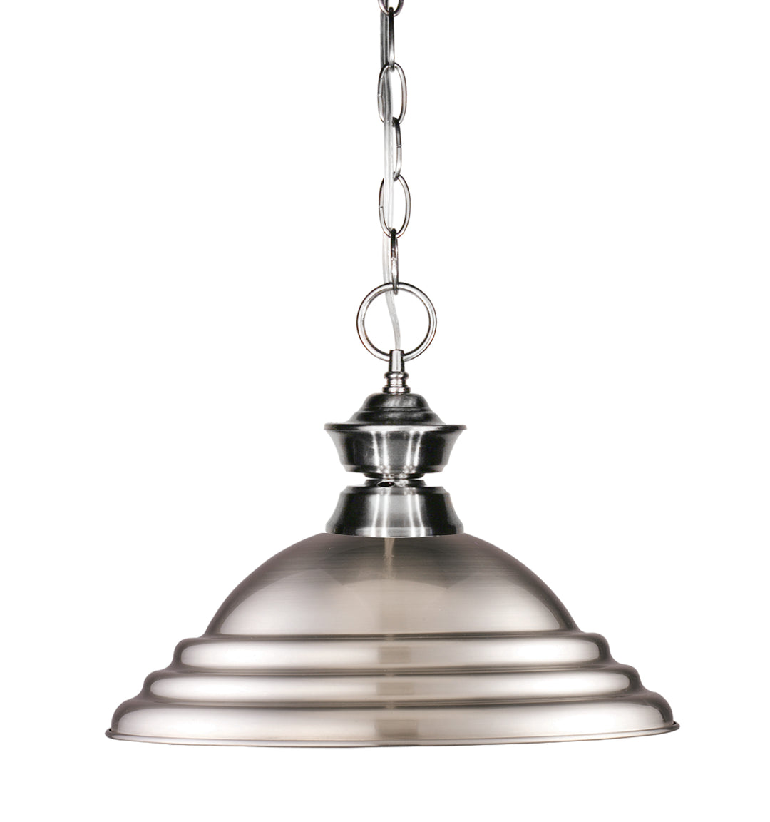 Pendant Lights One Light Pendant in Brushed Nickel - available from The Lighting Shoppe, trusted by Canadian homeowners