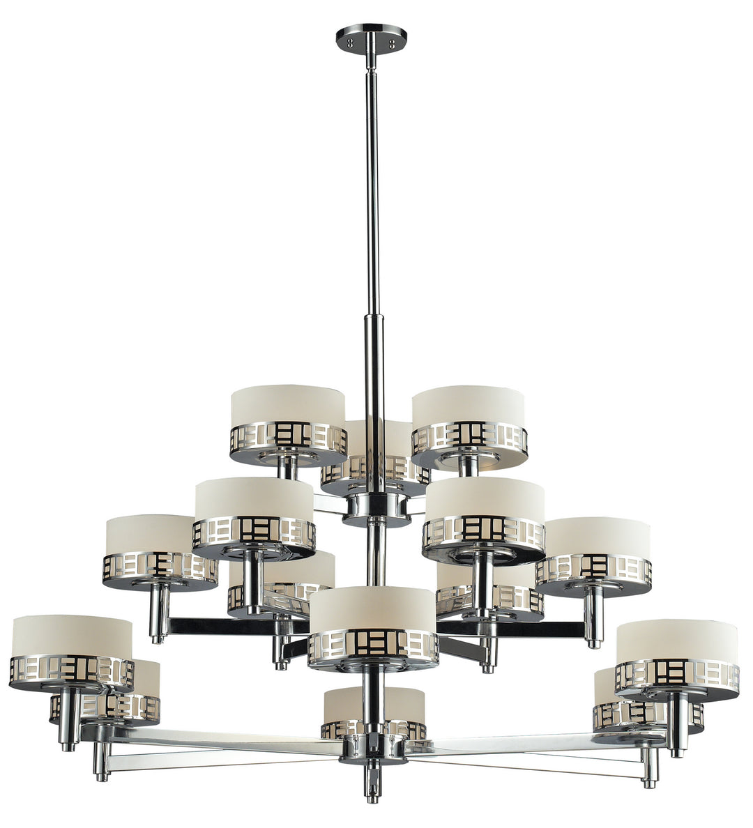 Elea 15 Light Chandelier in Chrome - available from The Lighting Shoppe, trusted by Canadian homeowners