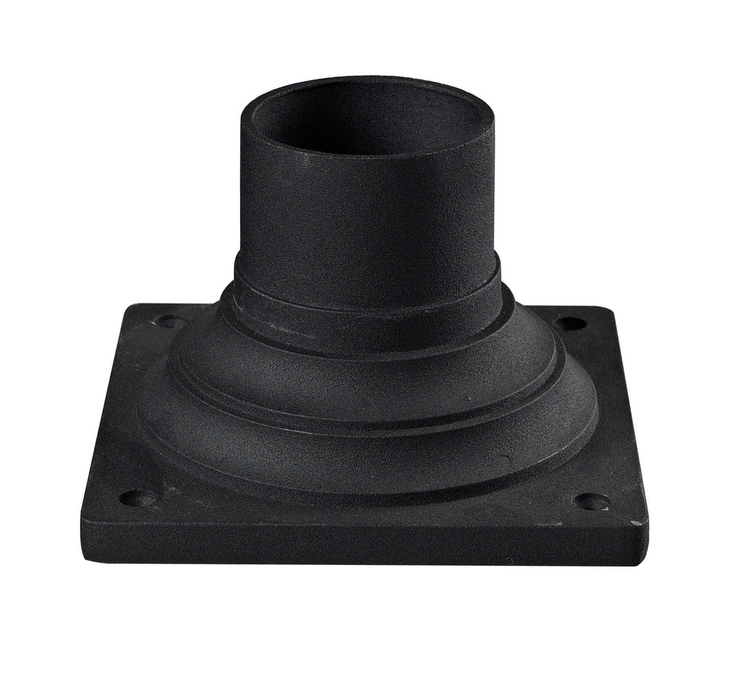 Pier Mounts Light Outdoor Posts - Hardware in Black - available from The Lighting Shoppe, trusted by Canadian homeowners