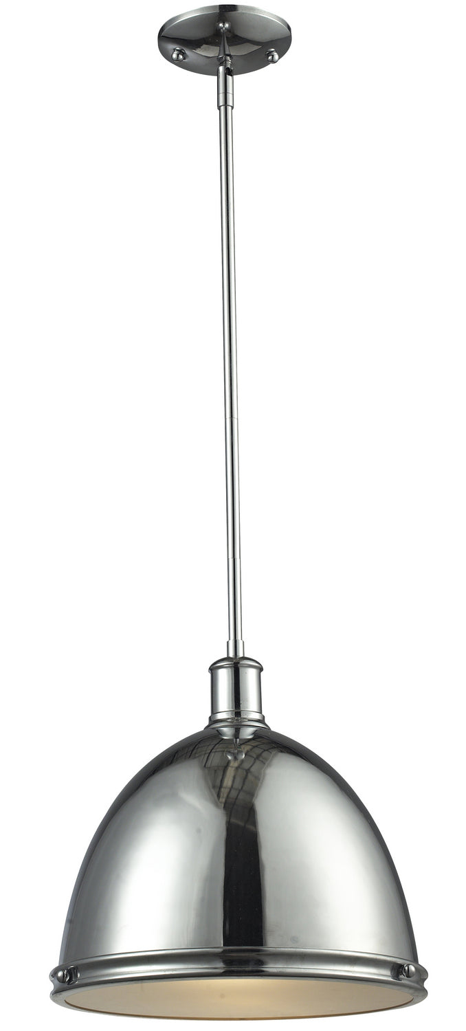 Mason One Light Pendant in Chrome - available from The Lighting Shoppe, trusted by Canadian homeowners