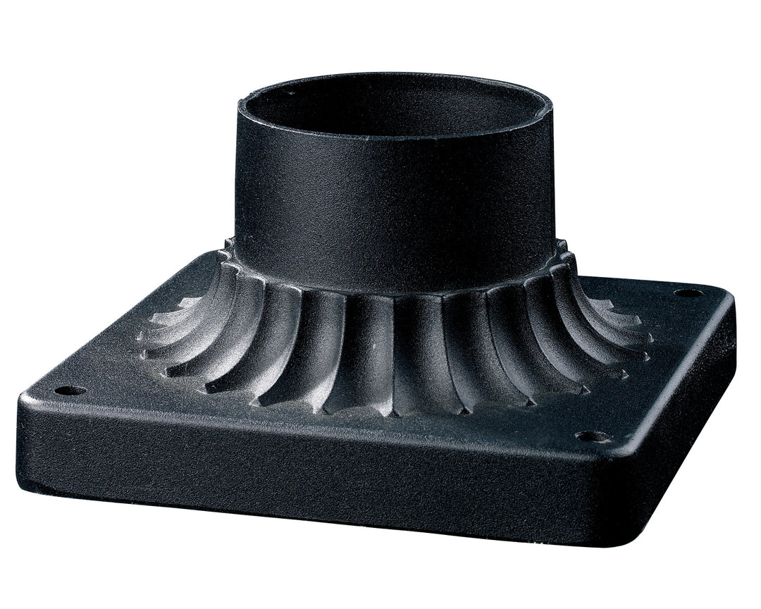 Pier Mounts Light Outdoor Posts - Hardware in Black - available from The Lighting Shoppe, trusted by Canadian homeowners