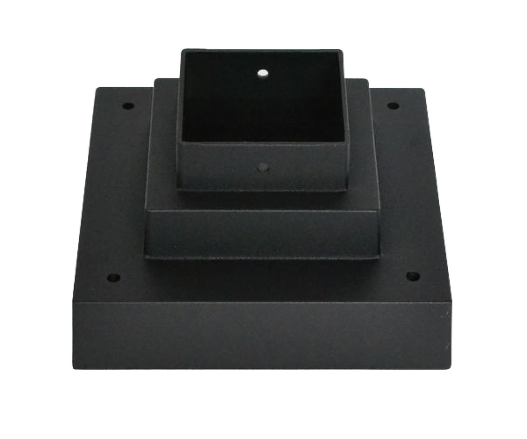 Pier Mounts Light Outdoor Posts - Hardware in Black - available from The Lighting Shoppe, trusted by Canadian homeowners