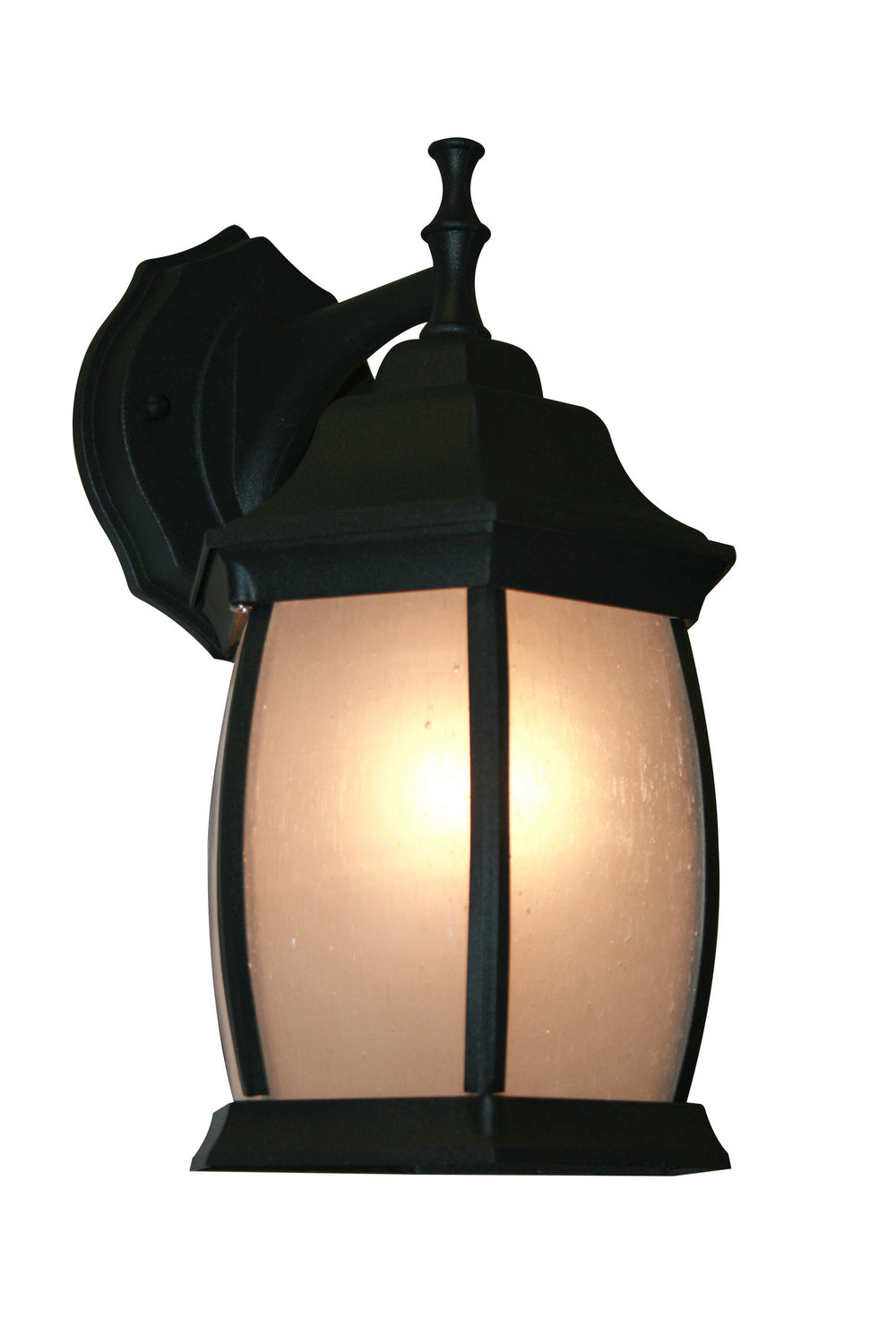 Waterdown One Light Outdoor Wall Light in Black - available from The Lighting Shoppe, trusted by Canadian homeowners