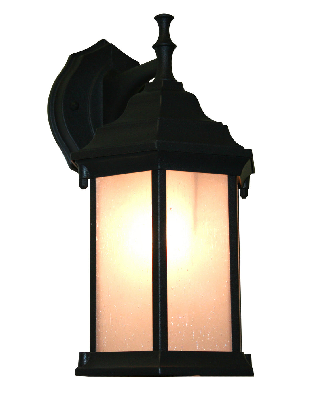 Waterdown One Light Outdoor Wall Light in Black - available from The Lighting Shoppe, trusted by Canadian homeowners