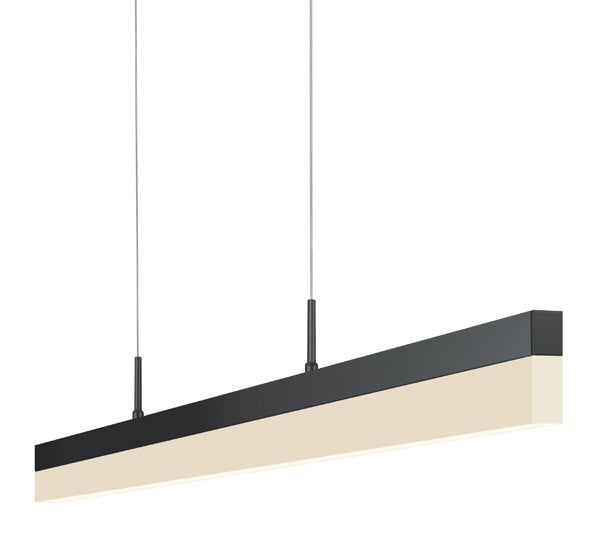Stiletto LED Pendant in Satin Black - available from The Lighting Shoppe, trusted by Canadian homeowners
