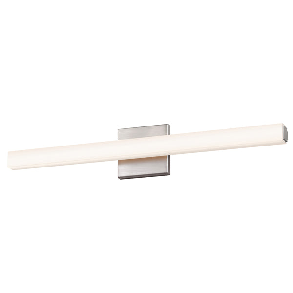 SQ-Bar LED Bath Bar in Satin Nickel - available from The Lighting Shoppe, trusted by Canadian homeowners