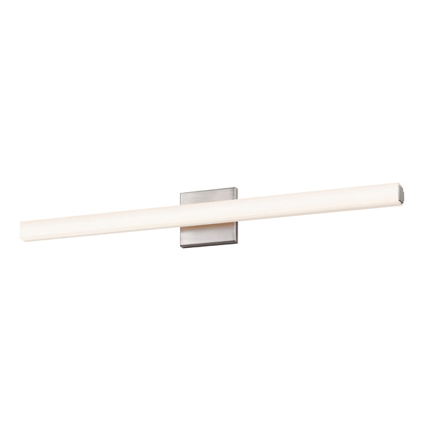 SQ-Bar LED Bath Bar in Satin Nickel - available from The Lighting Shoppe, trusted by Canadian homeowners