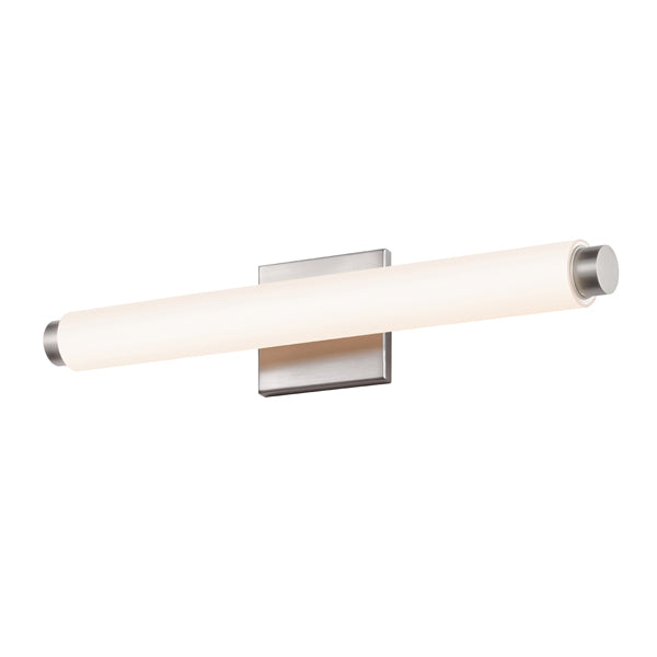 Tubo Slim LED LED Bath Bar in Satin Nickel - available from The Lighting Shoppe, trusted by Canadian homeowners