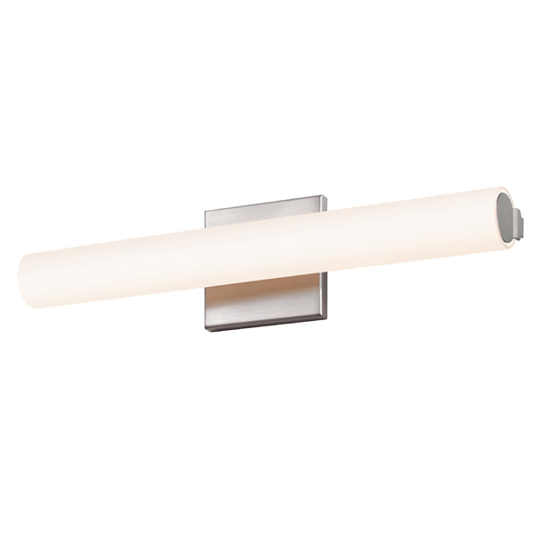 Tubo Slim LED LED Bath Bar in Satin Nickel - available from The Lighting Shoppe, trusted by Canadian homeowners