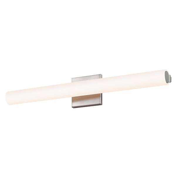 Tubo Slim LED LED Bath Bar in Satin Nickel - available from The Lighting Shoppe, trusted by Canadian homeowners