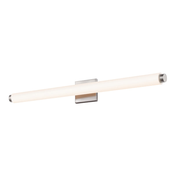 Tubo Slim LED LED Bath Bar in Satin Nickel - available from The Lighting Shoppe, trusted by Canadian homeowners