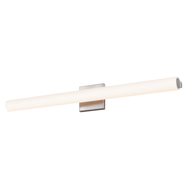 Tubo Slim LED LED Bath Bar in Satin Nickel - available from The Lighting Shoppe, trusted by Canadian homeowners