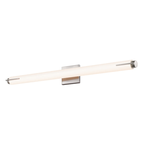 Tubo Slim LED LED Bath Bar in Satin Nickel - available from The Lighting Shoppe, trusted by Canadian homeowners