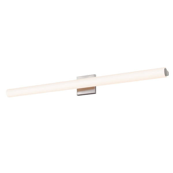 Tubo Slim LED LED Bath Bar in Satin Nickel - available from The Lighting Shoppe, trusted by Canadian homeowners