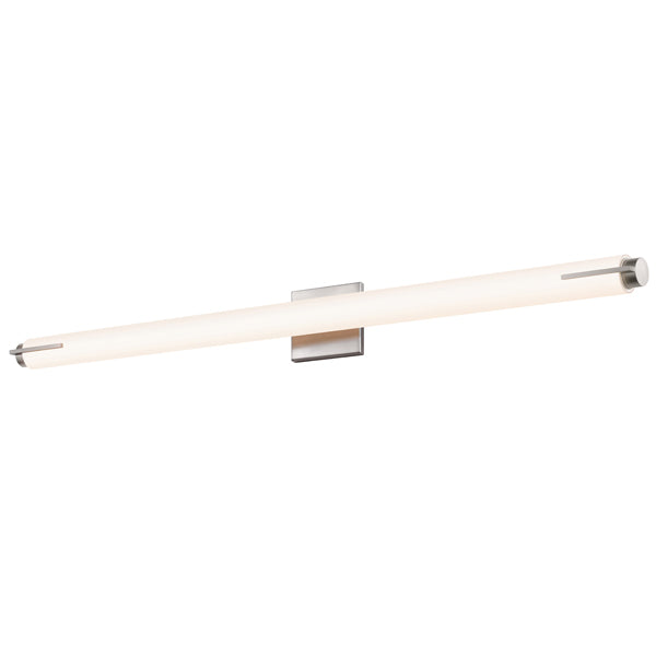 Tubo Slim LED LED Bath Bar in Satin Nickel - available from The Lighting Shoppe, trusted by Canadian homeowners
